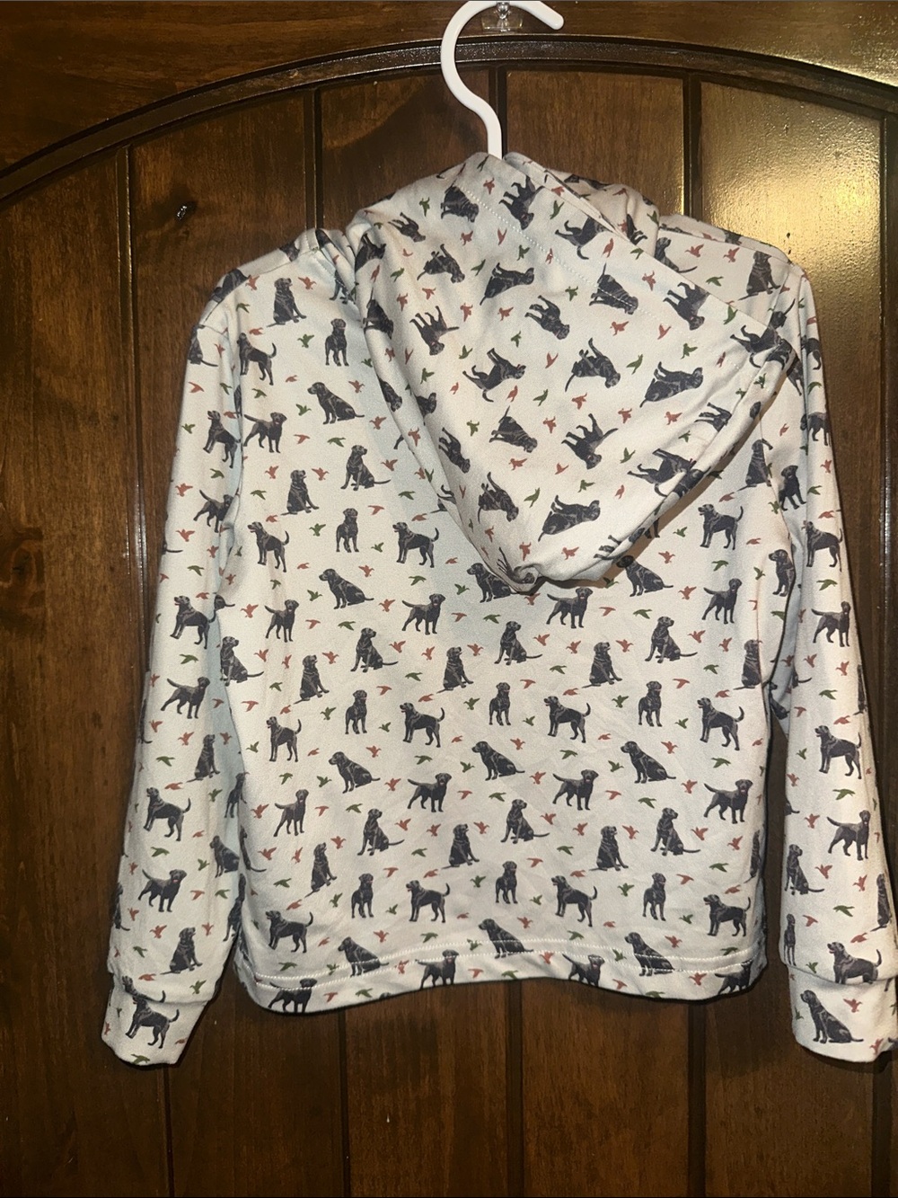 BURLEBO Youth Performance Hoodie - Ducks And Dogs - Picture 6 of 6